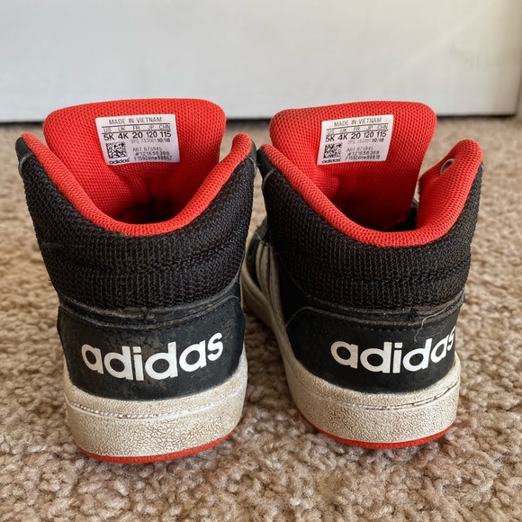 Adidas Velcro Sneaker Tennis Shoes Toddler Size 5 - Picture 5 of 7